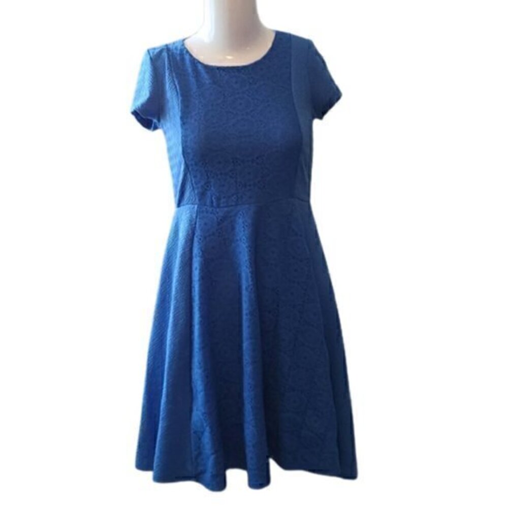 [Xhilaration] Blue Jewel Neck Dress - Size XL